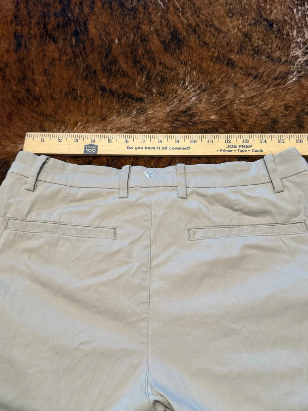 Bird Dogs Pants Mens 34x32 Chino Performance Lined Your Boomstick Tan Beige Golf